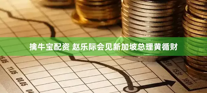 擒牛宝配资 赵乐际会见新加坡总理黄循财